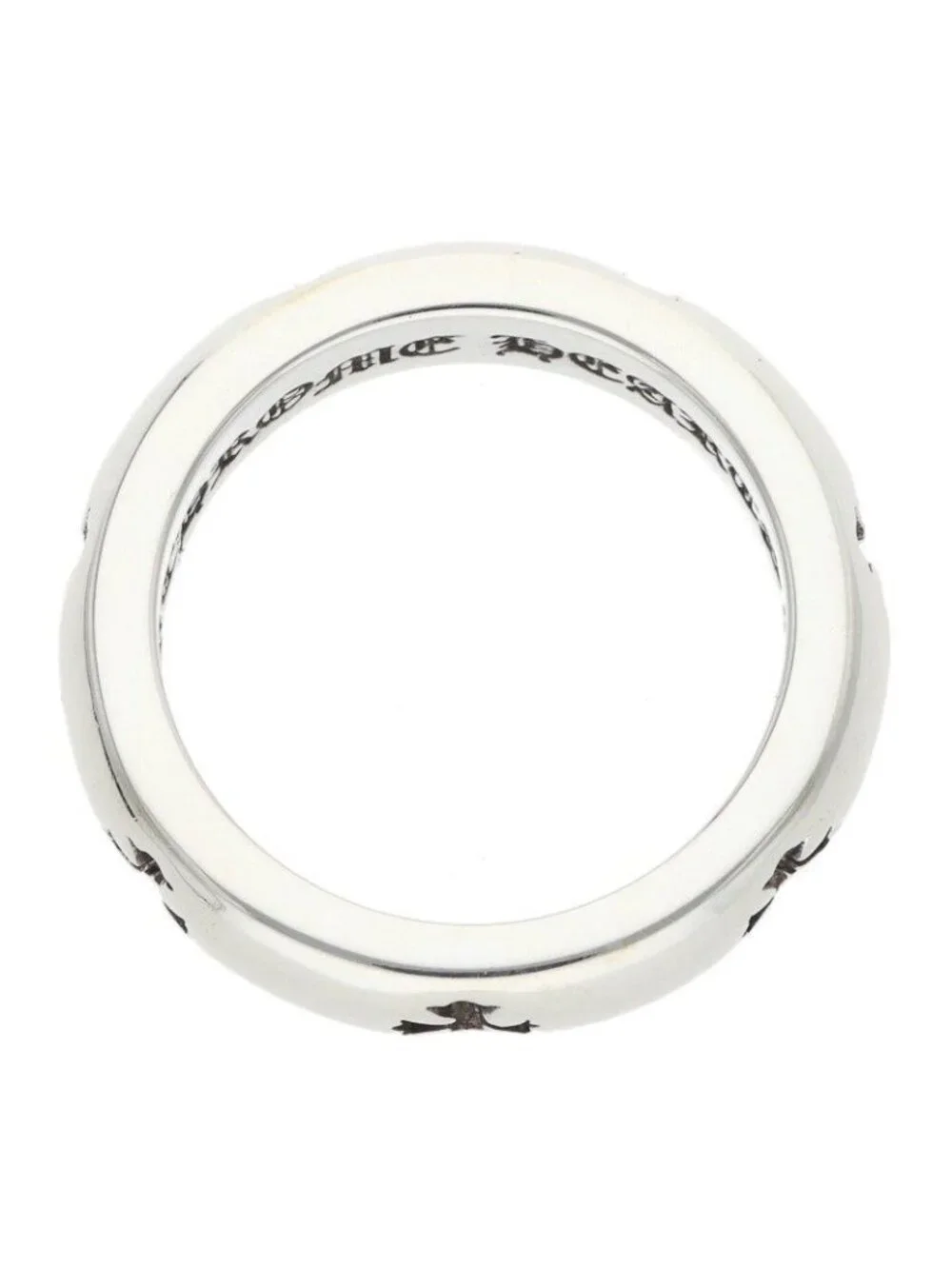 Chrome Hearts Negative CH Plus Silver Ring